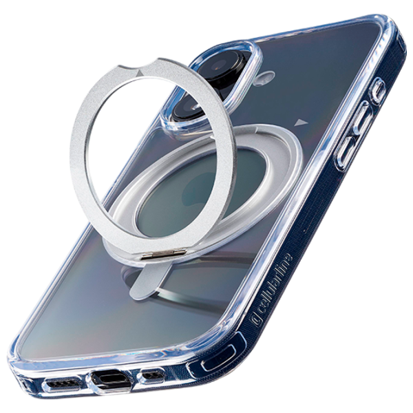 Чехол для смартфона Apple iPhone 16 Cellularline / MagSafe Back / ТПУ / White Прозрачный photo 2