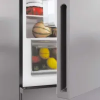 Frigider Candy CCE3T620ES cu congelator jos 377 l / 200 cm / Inox photo 4