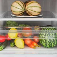 Frigider Candy CCE3T620ES cu congelator jos 377 l / 200 cm / Inox photo 6