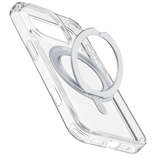 Husă pentru smartphone Apple iPhone 16 Pro Max Cellularline / MagSafe Back / TPU / White Transparent photo 1