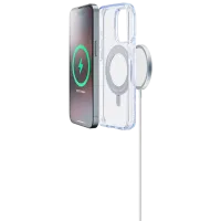 Husă pentru smartphone Apple iPhone 16 Pro Cellularline / MagSafe Back / TPU / White Transparent photo 3