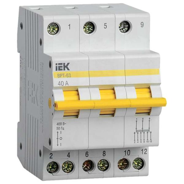 Comutator de sarcină IEK ВРТ-63 3P / 40 A photo 1