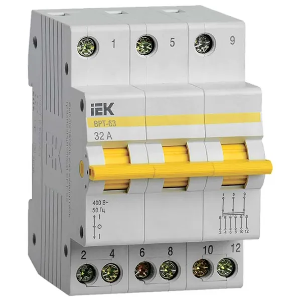 Comutator de sarcină IEK ВРТ-63 3P / 32 A photo 1
