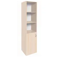 Шкаф пенал Tisam 0662 181.6 x 40.2 x 40.3см / ДСП / Дуб молочный