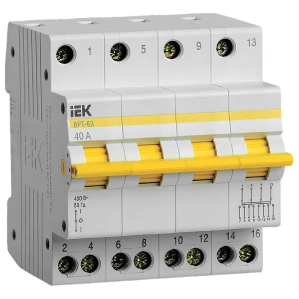 Comutator de sarcină IEK ВРТ-63 4P / 40 A photo 1