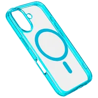 Чехол для смартфона Apple iPhone 16 Plus Cellularline / MagSafe Back / ТПУ / Прозрачный Зеленый