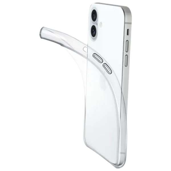 Чехол для смартфона Apple iPhone 16 Cellularline / Back / ТПУ / Прозрачный photo 1