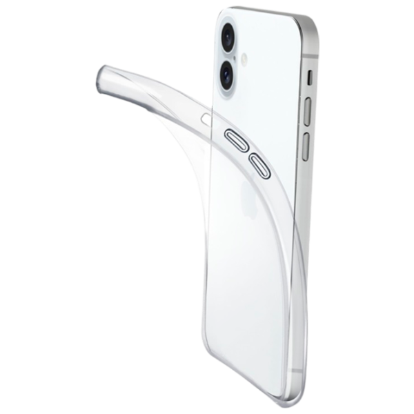 Чехол для смартфона Apple iPhone 16 Cellularline / Back / ТПУ / Прозрачный photo 1