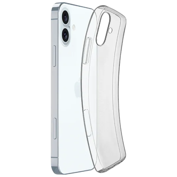 Чехол для смартфона Apple iPhone 16 Cellularline / Back / ТПУ / Прозрачный photo 2