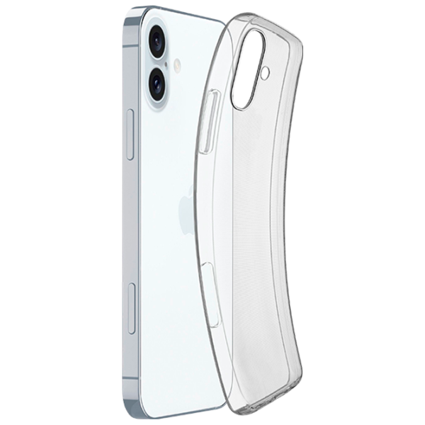 Чехол для смартфона Apple iPhone 16 Cellularline / Back / ТПУ / Прозрачный photo 2