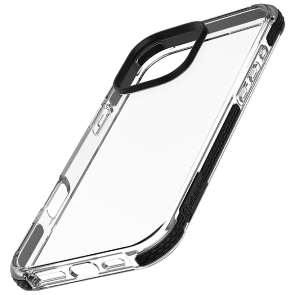 Чехол для смартфона Apple iPhone 16 Pro Max Cellularline / Back / ТПУ / Прозрачный Черный photo 1 Чехол для смартфона Apple iPhone 16 Pro Max Cellularline / Back / ТПУ / Прозрачный Черный photo 1