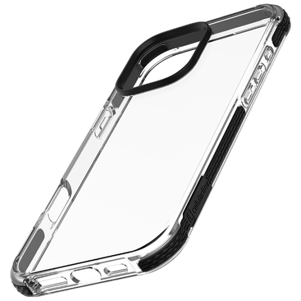 Чехол для смартфона Apple iPhone 16 Pro Max Cellularline / Back / ТПУ / Прозрачный Черный photo 1 Чехол для смартфона Apple iPhone 16 Pro Max Cellularline / Back / ТПУ / Прозрачный Черный photo 1