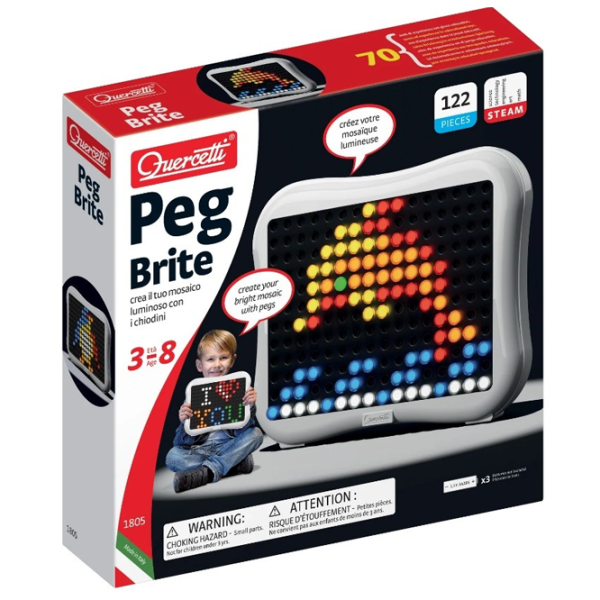 Мозайка Quercetti QT 1805  Peg Brite / 4+ photo 3
