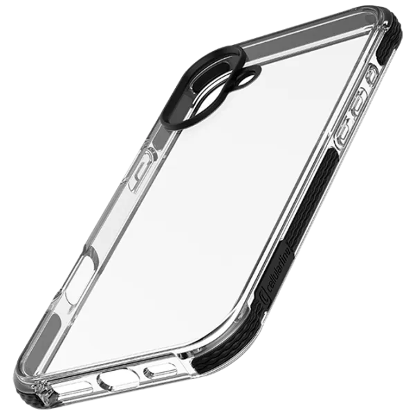 Чехол для смартфона Apple iPhone 16 Plus Cellularline / Back / ТПУ / Прозрачный Черный photo 1