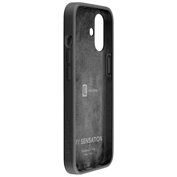 Husă pentru smartphone Apple iPhone 16 Cellularline / Back / PP / White Black photo 3