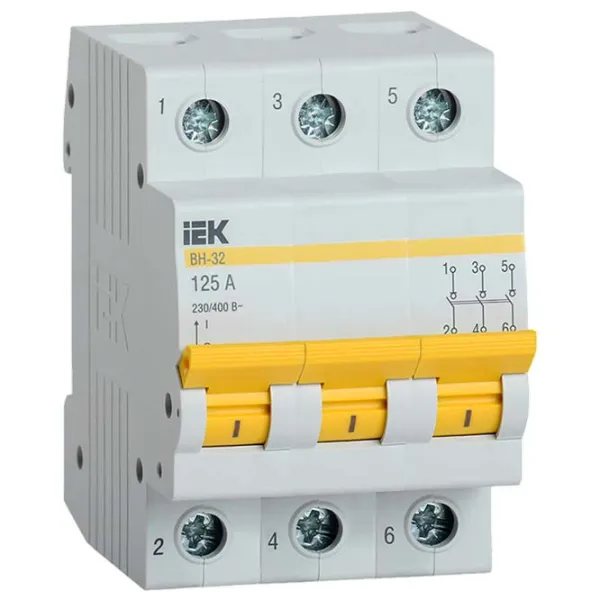 Comutator de sarcină IEK ВН-32 3P / 125 A photo 1