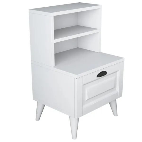 Тумбочки Mirage Meble BD105  74 x 45 x 40см / ЛДСП / White photo 1