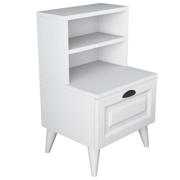 Тумбочки Mirage Meble BD105  74 x 45 x 40см / ЛДСП / White photo 1