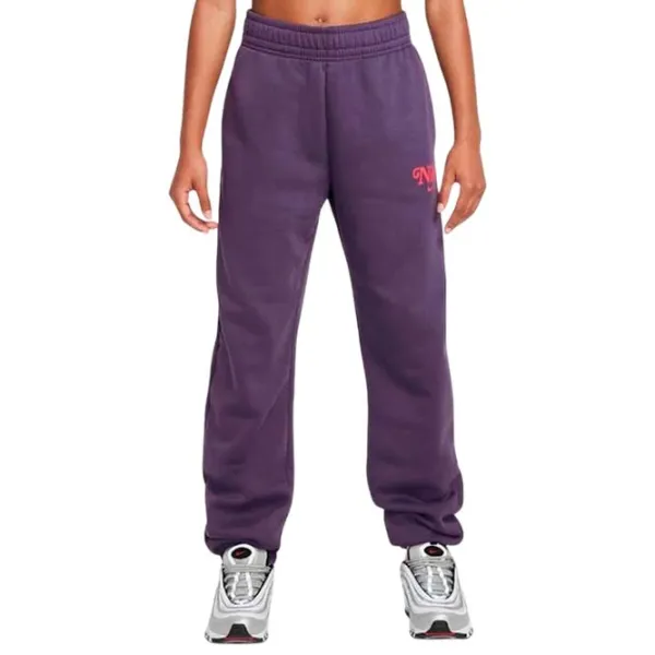 Pantaloni sportivi pentru fete Nike Nsw Trend Fleece Pants Purple photo 1
