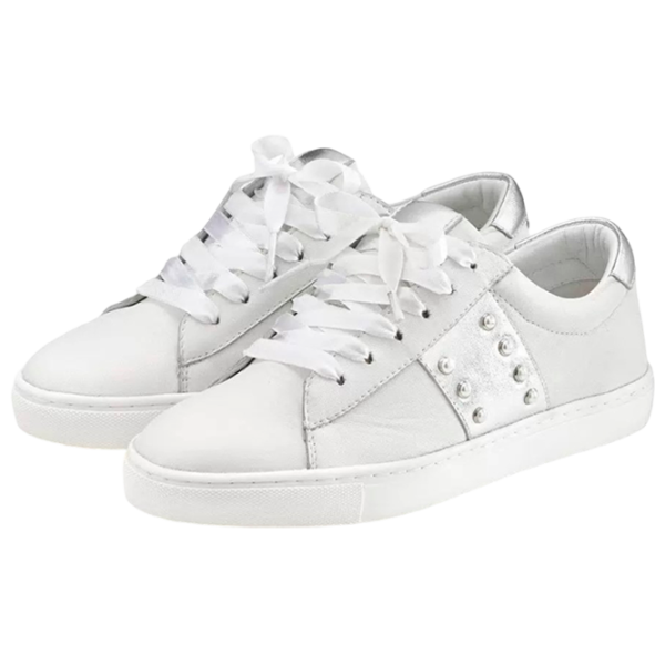 Кеды для женщин Lascana LWSG1 Демисезон / Белый photo 1