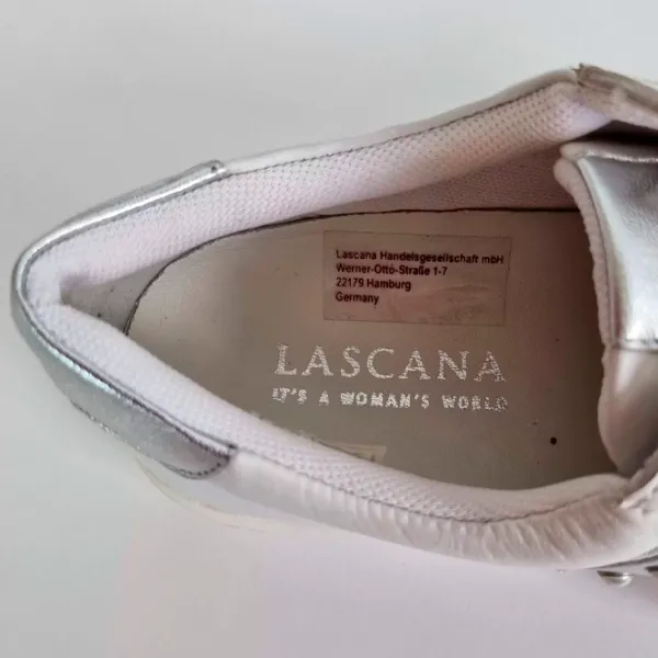 Кеды для женщин Lascana LWSG1 Демисезон / Белый photo 4