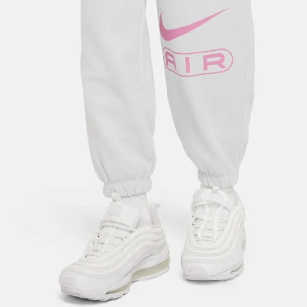 Pantaloni sportivi pentru fete Nike G Nsw Ft Air Pant White photo 5