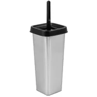 Perie WC Kvadra AQ4111-8-MR  Sticlă / De podea