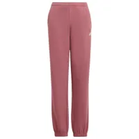Pantaloni sportivi pentru fete Adidas J Essentials Small Logo Feel Cozy Fleece Pants Pink