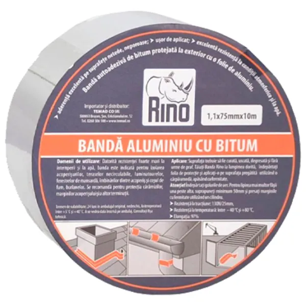 Клейкая лента Rino 514351 Битум photo 1