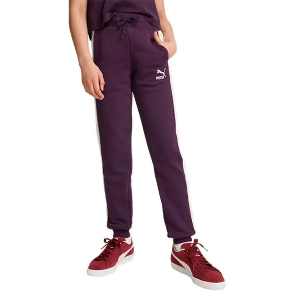 Pantaloni sportivi pentru fete Puma Classics T7 Track Pants TR cl G Midnight Plum Purple photo 1 Pantaloni sportivi pentru fete Puma Classics T7 Track Pants TR cl G Midnight Plum Purple photo 1