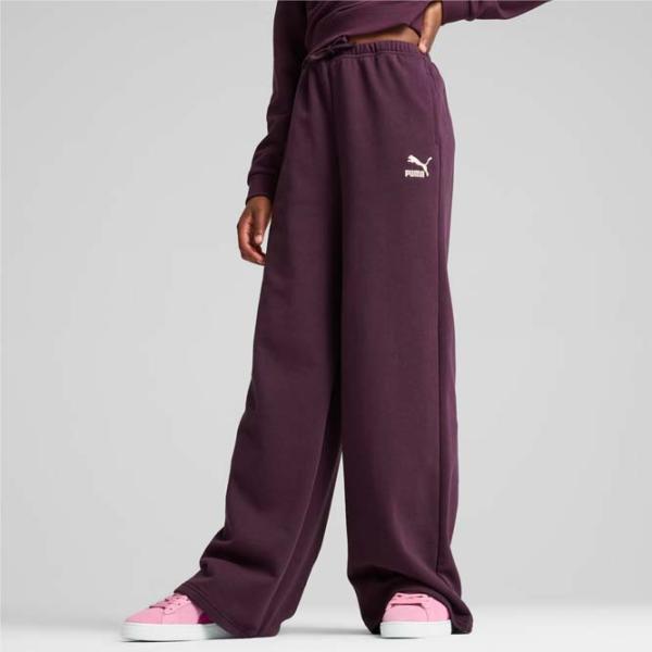 Спортивные брюки для девочек Puma Better Classics Relaxed Pants Tr G Midnight Plum Пурпурный photo 2