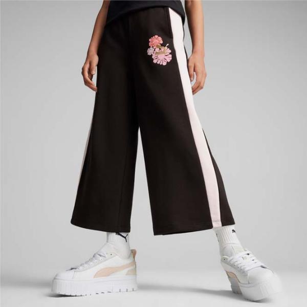 Спортивные брюки для девочек Puma T7 Snflr 7|8 Sweatpants Tr G Черный photo 2 Спортивные брюки для девочек Puma T7 Snflr 7|8 Sweatpants Tr G Черный photo 2