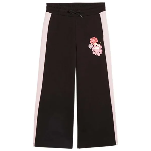 Спортивные брюки для девочек Puma T7 Snflr 7|8 Sweatpants Tr G Черный photo 1 Спортивные брюки для девочек Puma T7 Snflr 7|8 Sweatpants Tr G Черный photo 1