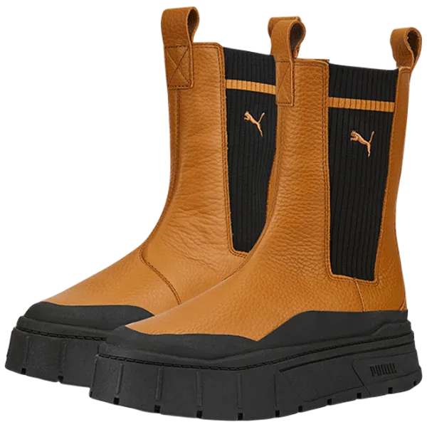 Botine pentru femei Puma Mayze Stack Chelsea Casual Wns 38 / Brown photo 1 Botine pentru femei Puma Mayze Stack Chelsea Casual Wns 38 / Brown photo 1