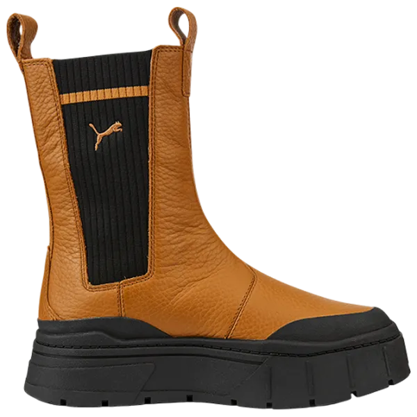 Botine pentru femei Puma Mayze Stack Chelsea Casual Wns 40 / Brown photo 3
