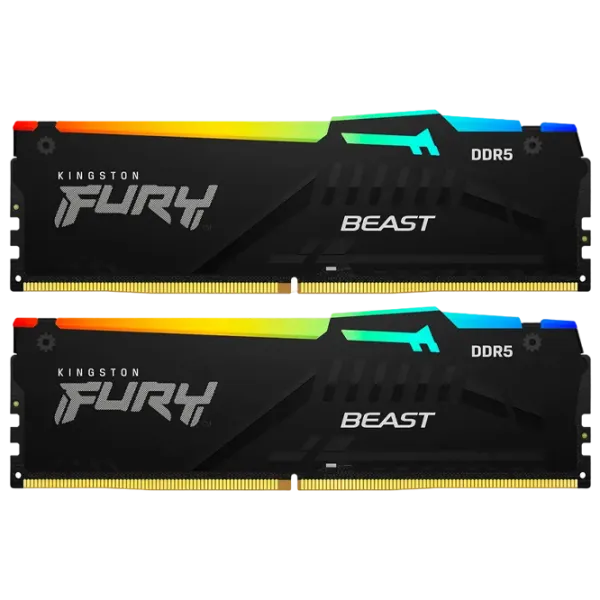 Оперативная память Kingston FURY Beast RGB KF560C30BBEAK2-32  / DDR5 / 32 ГБ photo 1