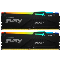 Оперативная память Kingston FURY Beast RGB KF560C30BBEAK2-32  / DDR5 / 32 ГБ