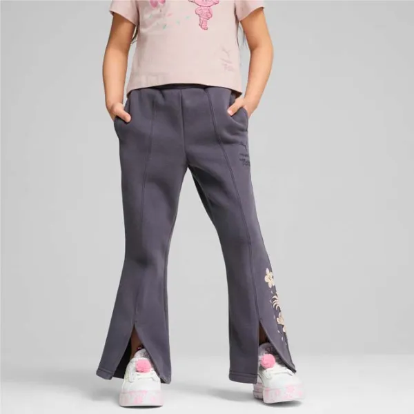 Спортивные брюки для девочек Puma X Trolls Flared Pants Fl Galactic Gray photo 2 Спортивные брюки для девочек Puma X Trolls Flared Pants Fl Galactic Gray photo 2