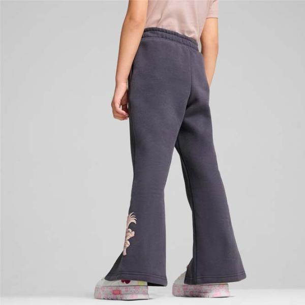 Спортивные брюки для девочек Puma X Trolls Flared Pants Fl Galactic Gray photo 4