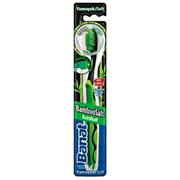 Periuță de dinți Banat Acrobat Bamboo Salt 1 photo 1 Periuță de dinți Banat Acrobat Bamboo Salt 1 photo 1