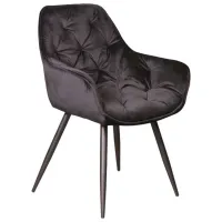 Scaun de bucătărie Signal Cherry Catifea/ Black Black