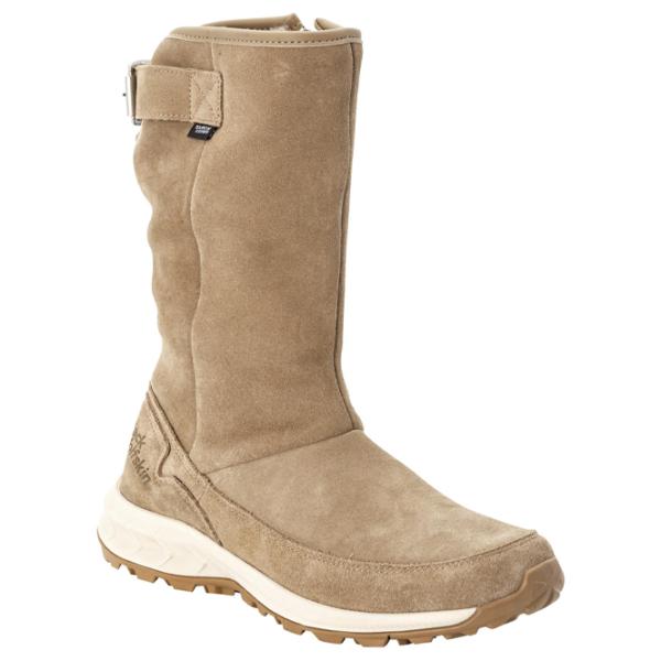 Cizme pentru femei Jack Wolfskin Queenstown Texapore Boot H W Beige / Textil photo 1