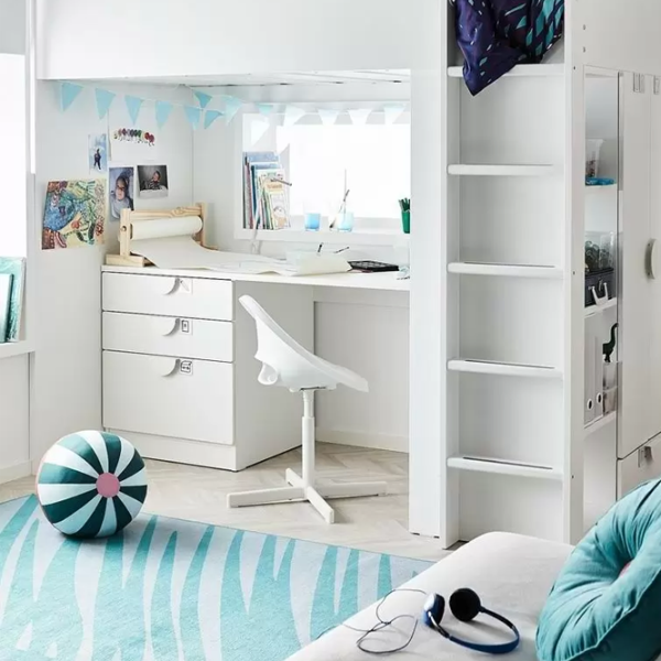 Scaun pentru copii Ikea Loberget/Sibben / White photo 2 Scaun pentru copii Ikea Loberget/Sibben / White photo 2