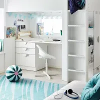 Scaun pentru copii Ikea Loberget/Sibben / White photo 2