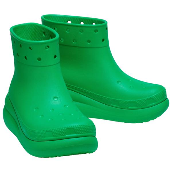 Cizme pentru femei Crocs Classic Crush Boot Grssgrn  Green / Croslite photo 1