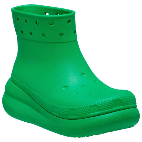 Cizme pentru femei Crocs Classic Crush Boot Grssgrn  Green / Croslite photo 2