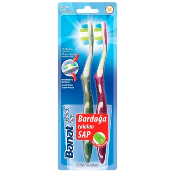 Periuță de dinți Banat Whitening Acrobat 2 photo 1 Periuță de dinți Banat Whitening Acrobat 2 photo 1