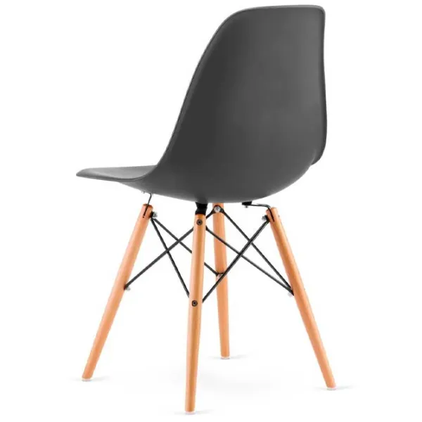 Scaun de bucătărie Modern Home PC-005 Polipropilenă/ Dark Gray Stejar sonoma photo 2
