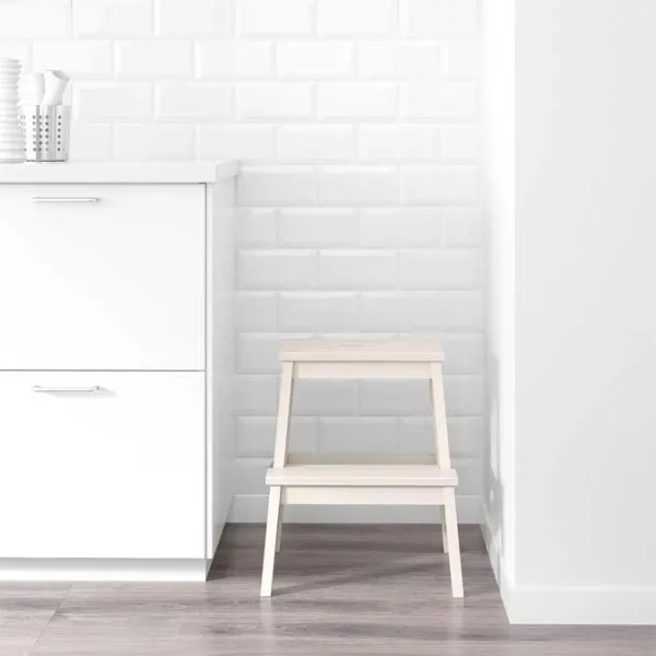 Taburetă Ikea Bekvam White photo 2