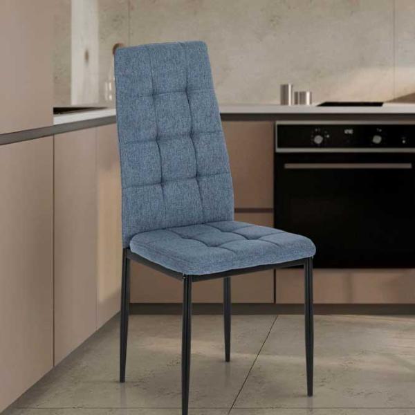 Scaun de bucătărie Mebel Elite TEX Stofă/ Dark Gray Black photo 3 Scaun de bucătărie Mebel Elite TEX Stofă/ Dark Gray Black photo 3
